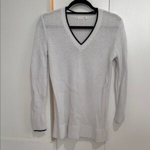 V-Neck RAG & BONE White Sweater